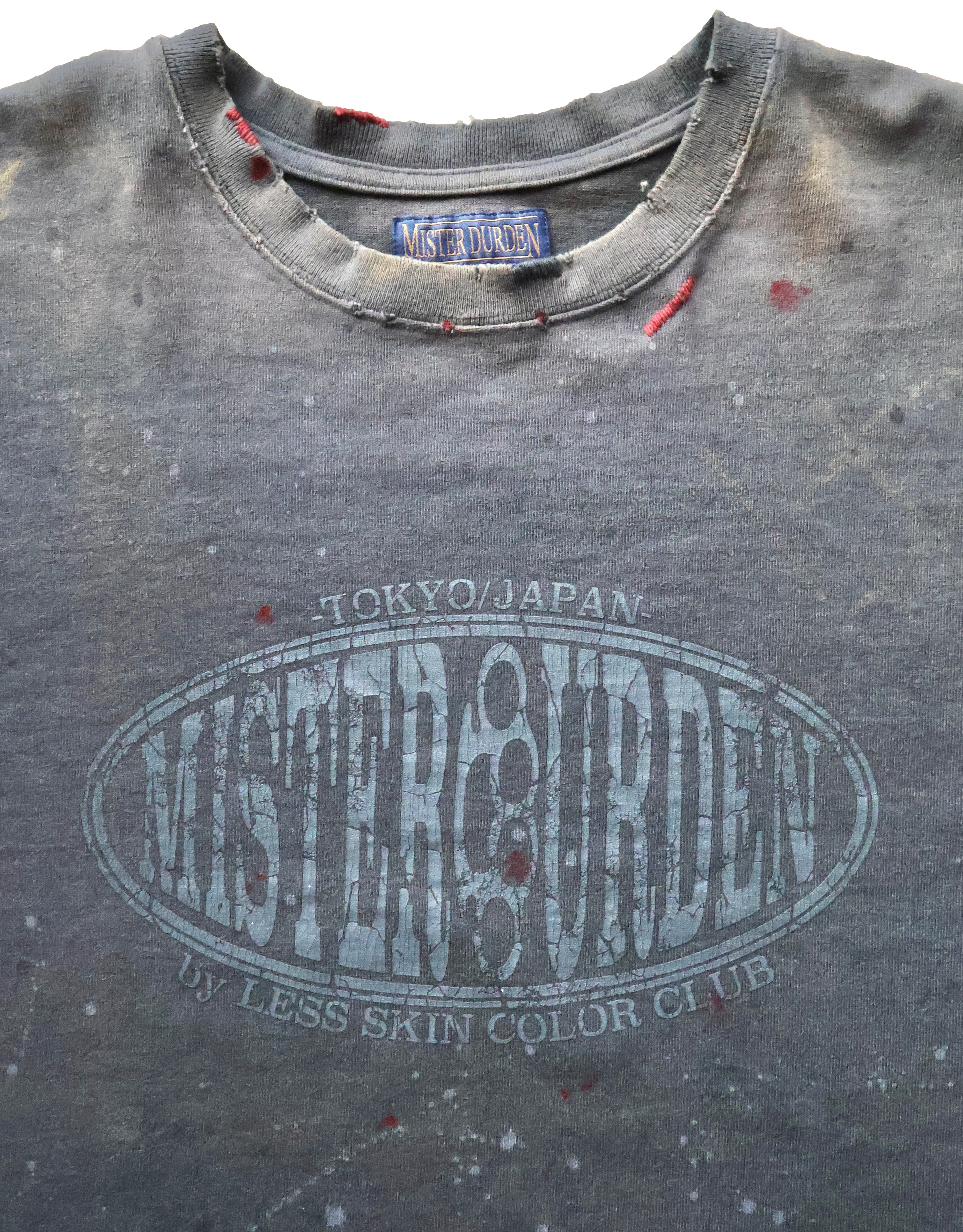 【THE ONE】FADED  HEAVY TEE SS. LOGO-03