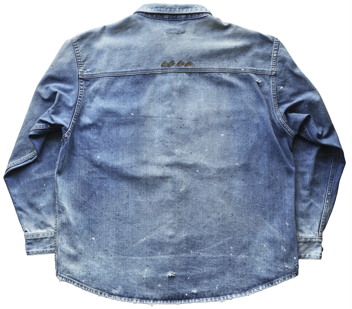 DAMAGE HEAVY DENIM SHIRT LS. 14oz