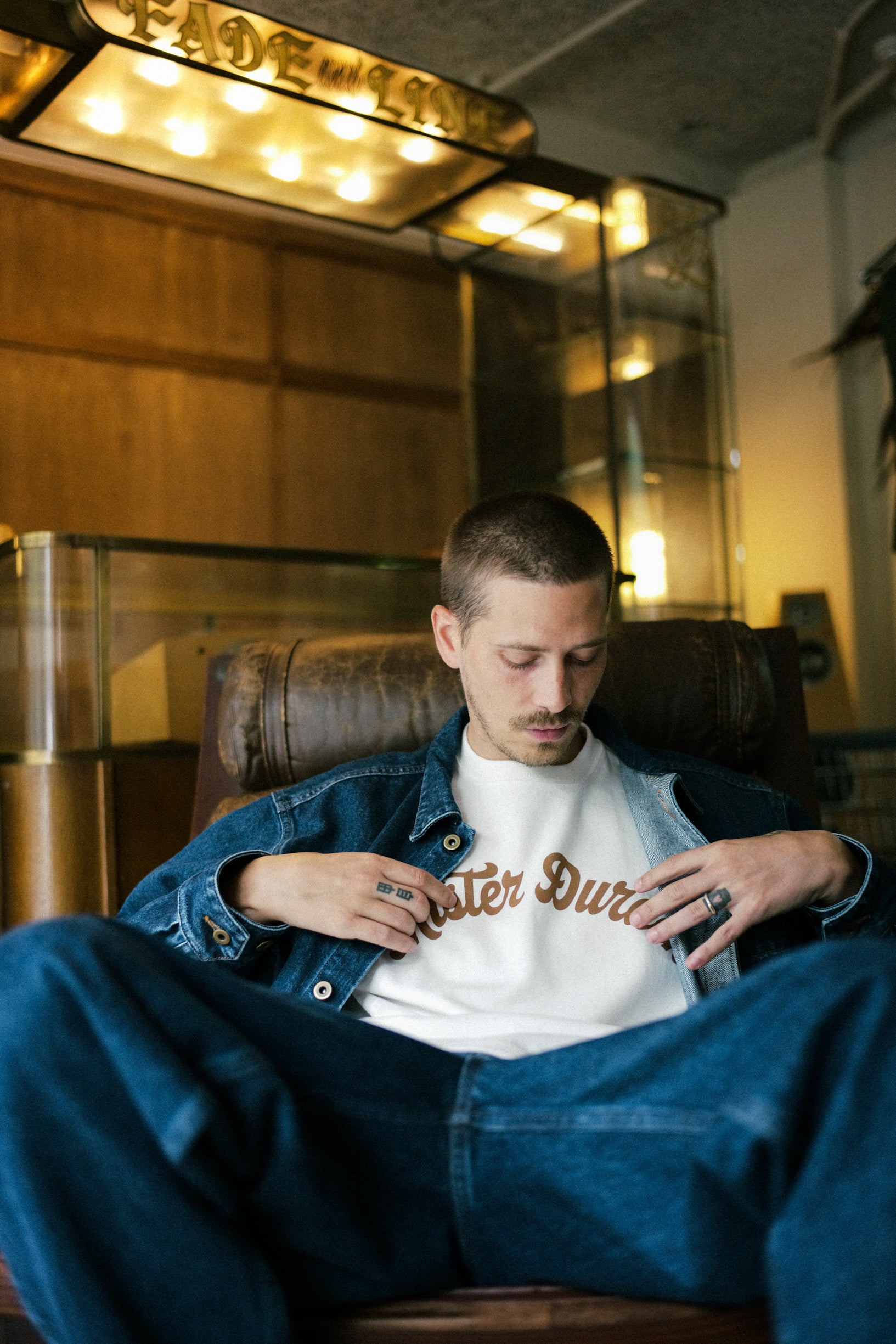HEAVY LOOSE FIT TEE SS / LOGO-01