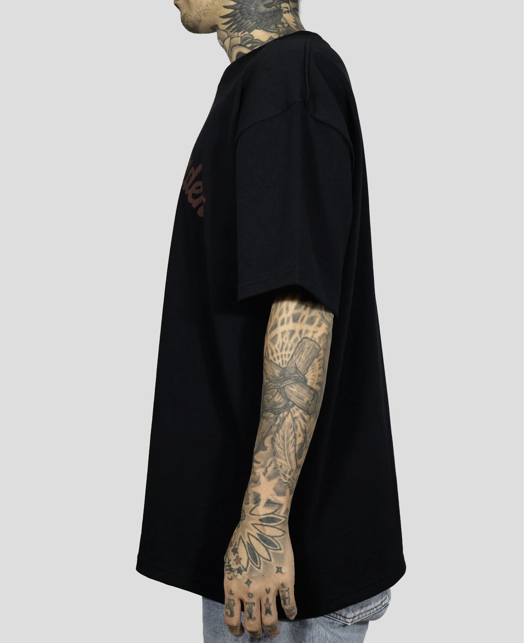 HEAVY LOOSE FIT TEE SS / LOGO-01