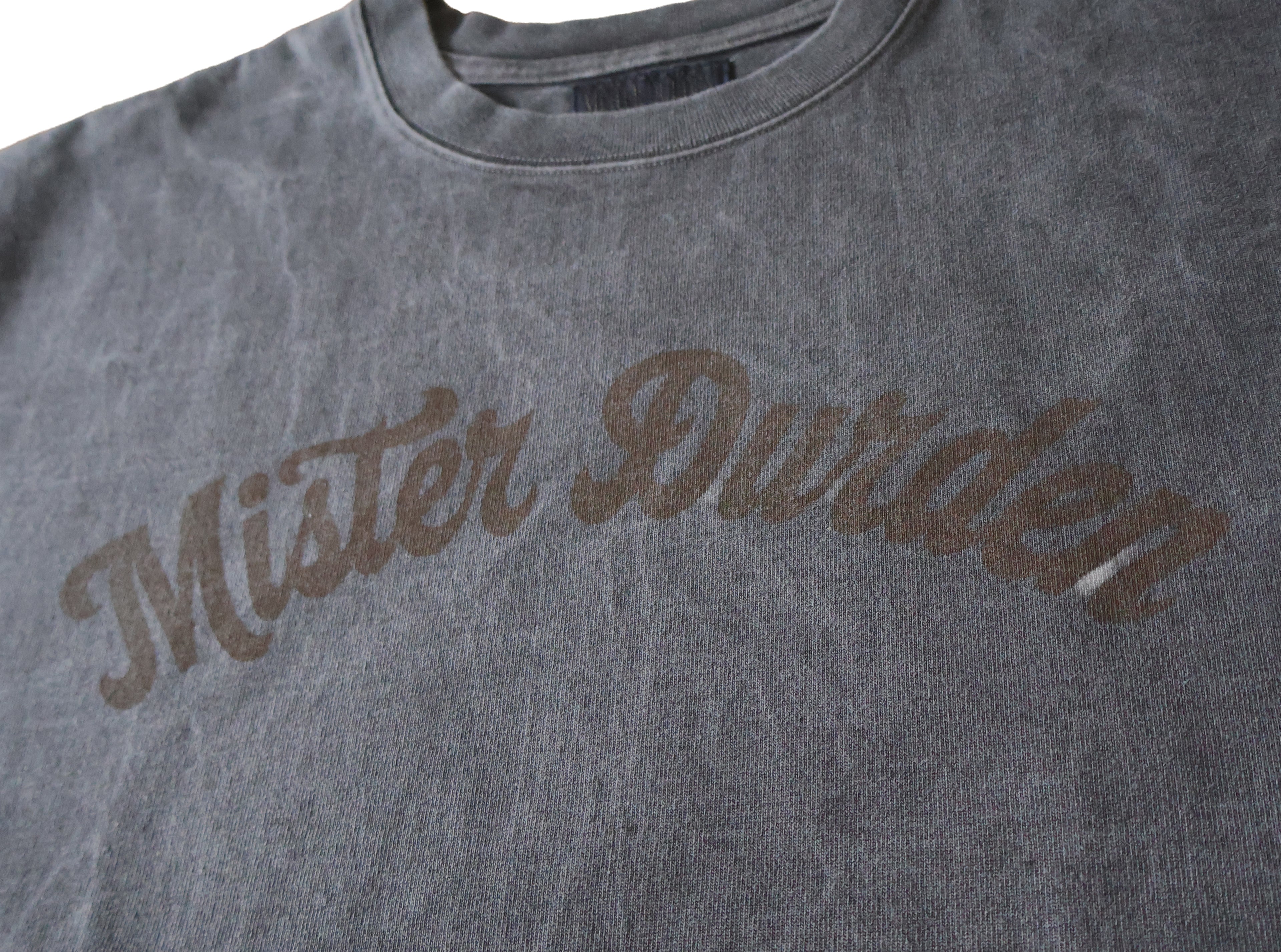 GARMENT DYE HEAVY LOOSE FIT TEE SS. LOGO-01