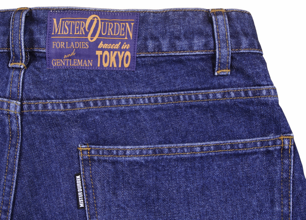LOOSE DENIM PANTS. 14oz
